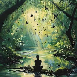 Nature’s Pose: Binaural Creek and Bird Yoga Harmony - 80 88 Hz - Oceanic Yoga Pros