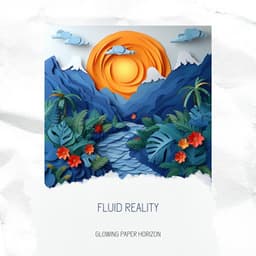 Fluid Reality - Glowing Paper Horizon