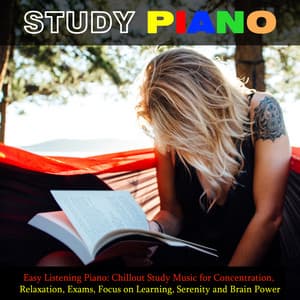 Easy Listening Piano: Chillout Study Music for Concentration, Relaxation, Exams, Focus on Learning, Serenity and Brain Power - Study Piano
