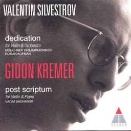 Silvestrov: Dedication & Post Scriptum - Valentin Silvestrov