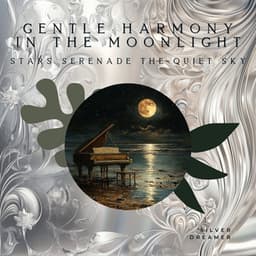 Gentle Harmony in the Moonlight: Stars Serenade the Quiet Sky - Silver Dreamer