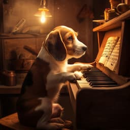 Gentle Echoes: Piano for Dog Relaxation - Barky