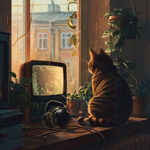 Feline Melodies Lofi: Quiet Cat Harmonics - INDAYA