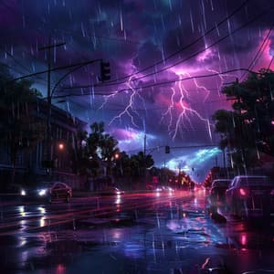 Soothing Binaural Rain: Thunder Sleep Rhythms - Relaxing Sleep Sound