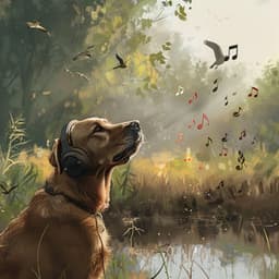 Creek Harmonies: Binaural Birds and Nature for Dogs - 80 88 Hz - Calming for Dogs