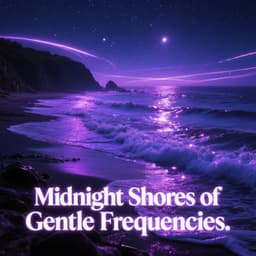 Midnight Shores of Gentle Frequencies - Calming Rain