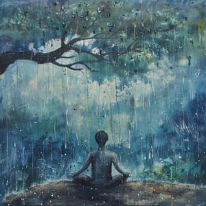 Truenos Distantes: Relajación Lluviosa Para Noches Acogedoras - Música de Fondo para Salón de Restaurante