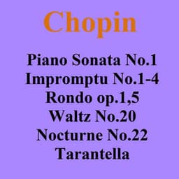 ピアノソナタ第1番、即興曲 他 - Pianozone