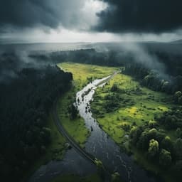 Rain Meditation: Binaural Beats for Mindful Calm - Focus on Breathing