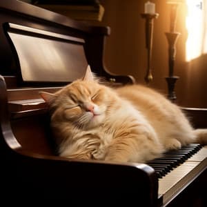 Crónicas Armónicas De Gatos: Unión Melódica De Piano Etéreo - Música acústica de café