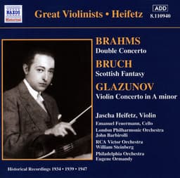 BRAHMS / GLAZUNOV: Violin Concertos - Jascha Heifetz