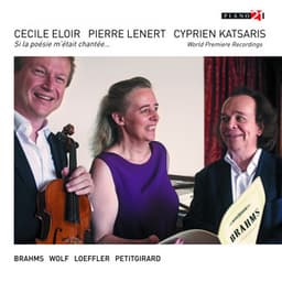 Si la poésie m'était chantée: Œuvres pour voix d'alto, alto et piano - Cécile Eloir