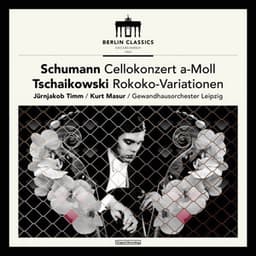 Schumann: Cellokonzert A-Moll - Tschaikowsky: Rokoko-Variationen - Jürnjakob Timm