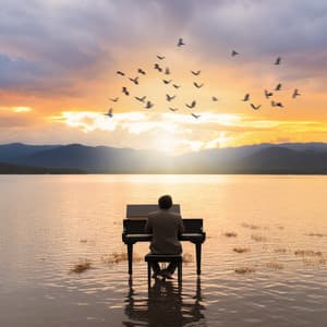 Quietud Iluminada Por El Sol: Caminos Del Piano Hacia La Paz Interior - Cafetería Piano