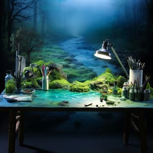 Harmonic Learning Haven: Serene Rivulets - Naturaleza FX