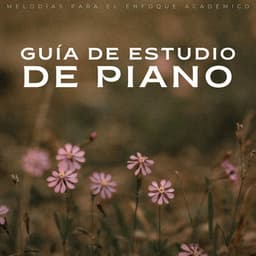 Guía De Estudio De Piano: Melodías Para El Enfoque Académico - Experiencia de piano y olas oceánicas