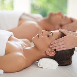 Cascading Nature Retreat: Waterfall and Singing Bowl Spa Melodies - Water FX