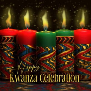 Happy Kawnzaa Celebration: Candle Lighting Ritual, Kenya Holiday Music - Dean Forest