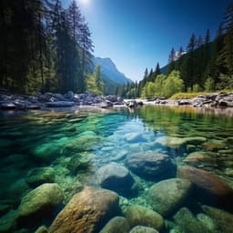 Reflejo Relajante Del Río: Melodía Zen Del Flujo Del Río - Sonidos esenciales de la naturaleza
