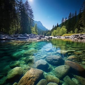 Reflejo Relajante Del Río: Melodía Zen Del Flujo Del Río - Sonidos esenciales de la naturaleza
