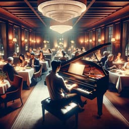 Keys to a Memorable Evening: Restaurant Dinner Piano BGM - Instrumental Jazz Music Group