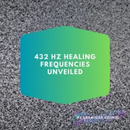 432 Hz Healing Frequencies Unveiled - Hz Granular Sounds