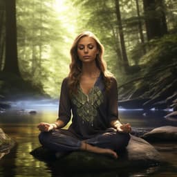 Calm Waterside Yoga Moments: Meditative River's Serenity - Outdoor Field Recorders