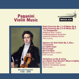 Paganini Violin Music - Niccolò Paganini
