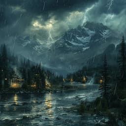 Sueño Relajante Y Trueno: Sonidos Binaurales - Ayuda para dormir Binaural Beats