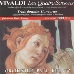Vivaldi: Les quatres saisons & trois doubles concertos - Antonio Vivaldi