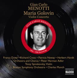 Menotti: Maria Golovin - Gian Carlo Menotti