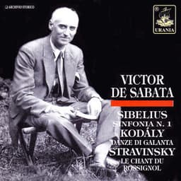 De Sabata Conducts Sibelius, Kodály, Stravinsky - Victor de Sabata