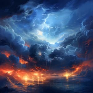 Nature's Thunder and Rain: Elemental Rhapsody - Epic Nature