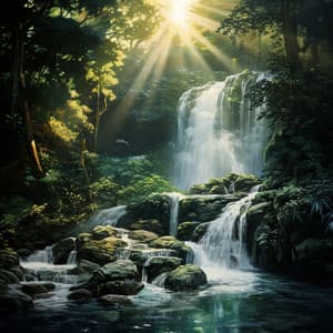 Dreamy Waterfall Melodies: Soothing Cascading Sounds - One Audience Piano