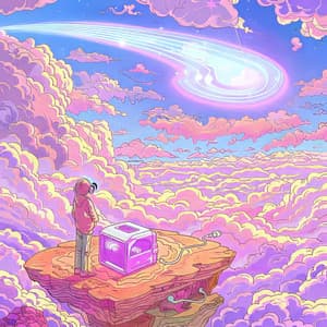 In Pinken Träumen Versunken: Umhüllt vom Zarten Schimmer des Rosa Rauschens - Weißes Rauschen HD