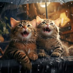 Raindrop Playtime for Kitties Cantata: Music in the Rain - Rain Balance