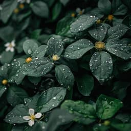 Resonancia De Gotas De Lluvia: Melodías Binaurales - Binaural late puro