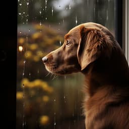 Gotas De Lluvia: Una Canción De Cuna Binaural Para Los Sueños Perrunos - Alivio tranquilo del estrés