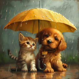 Calma Peluda: Melodías Del Trueno Para Mascotas - Lloviendo para mascotas tranquilas