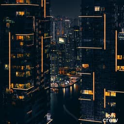 Soothing Positive Lofi Night - Study Time