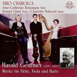 Genzmer: Werke für Flöte, Viola und Harfe - Harald Genzmer