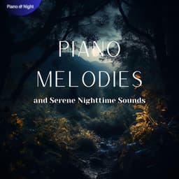 Piano Melodies and Serene Nighttime Sounds - Piano & Night