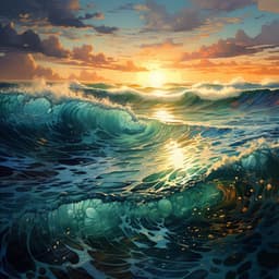 Colas Tranquilas: Meditaciones Ambientales Oceánicas Para Mascotas - Música Ambiente