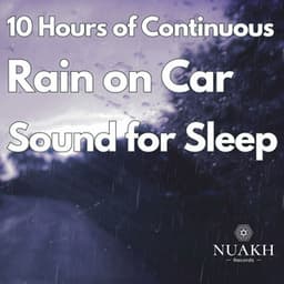 10 Hours of Continuous Rain on Car Sound for Sleeping - White Noise Radiance