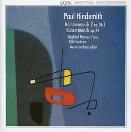 Hindemith: Kammermusik No. 2 - Konzertmusik - Paul Hindemith