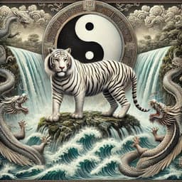 Celestial White Tiger Dance: Shakuhachi Ambient Bliss, Autumn Sleep Lullaby - Japanese Zen Shakuhachi