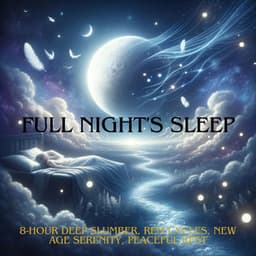 Full Night's Sleep: 8-Hour Deep Slumber, REM Cycles, New Age Serenity, Peaceful Rest - Sleep Music!