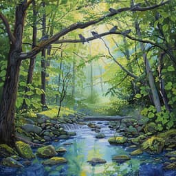 Creek Harmony: Birds and Nature in Binaural Blend - 80 88 Hz - Binaural Beats Solitude