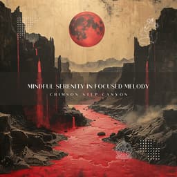 Mindful Serenity in Focused Melody - Crimson Step Canyon
