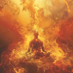 Binaural Fire Glow: Relaxation Depth - Crickets Tinnitus Relaxation